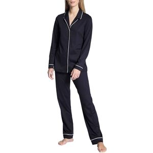Calida Night Lovers Pyjama, boutonné de Haut en Bas Dames, 100% Coton Supima, avec Ceinture élastique recouverte de Tissu - Publicité Calida Night Lovers Pyjama, boutonné de Haut en Bas Dames, 100% Coton Supima, avec Ceinture élastique recouverte de Tissu - Publicité