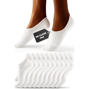HELDENWERK Lot de 10 paires de chaussettes pour homme et femme – Chaussettes de sport invisibles respirantes et confortables – Chaussettes en noir, blanc, gris, 10 x blancs, 43-46 - Publicité HELDENWERK Lot de 10 paires de chaussettes pour homme et femme – Chaussettes de sport invisibles respirantes et confortables – Chaussettes en noir, blanc, gris, 10 x blancs, 43-46 - Publicité