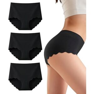 Gladbecke sous-Vêtements Femme Respirants Slip Hipster Panties Confortable Ensemble Femme Sexy Multipack, Noirs (Lot de 3 M) - Publicité Gladbecke sous-Vêtements Femme Respirants Slip Hipster Panties Confortable Ensemble Femme Sexy Multipack, Noirs (Lot de 3 M) - Publicité