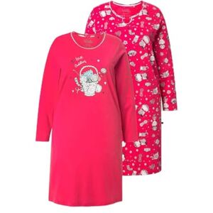 Ulla Popken gs1 Data Protected Company 4069787000005 Lot de 2 Grandes Chemises de Nuit pour Femme Rouge Taille 46/48 - Publicité Ulla Popken gs1 Data Protected Company 4069787000005 Lot de 2 Grandes Chemises de Nuit pour Femme Rouge Taille 46/48 - Publicité