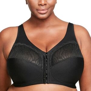 Glamorise 1210 Full Coverage Bra, Transparent, Noir, 110G Women's - Publicité Glamorise 1210 Full Coverage Bra, Transparent, Noir, 110G Women's - Publicité