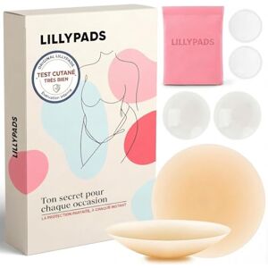 Lillypads® Premium Cache Tetons Femme – L’Original – Cache Teton Cache-tétons réutilisables – Nipple Cover 8cm – Cache Decollete Femme – pour Dos Nu (Nude) - Publicité Lillypads® Premium Cache Tetons Femme – L’Original – Cache Teton Cache-tétons réutilisables – Nipple Cover 8cm – Cache Decollete Femme – pour Dos Nu (Nude) - Publicité