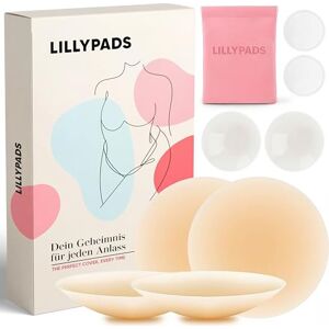 Lillypads® Cache Tetons Femme en Silicone – Couvre-Mamelon Adhésif & Réutilisable – Cache Teton Invisible sous Chaque Tenue – Nipple Cover 8cm – Nude – 2 Paires - Publicité Lillypads® Cache Tetons Femme en Silicone – Couvre-Mamelon Adhésif & Réutilisable – Cache Teton Invisible sous Chaque Tenue – Nipple Cover 8cm – Nude – 2 Paires - Publicité