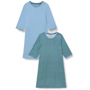Ulla Popken Lot de 2 Grandes Chemises pour Femme Tribal Ethnic Nightgown, Bleu Eau, 54 - Publicité Ulla Popken Lot de 2 Grandes Chemises pour Femme Tribal Ethnic Nightgown, Bleu Eau, 54 - Publicité