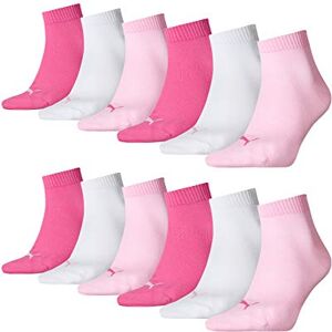 Puma 12 pair Sneaker Quarter Socks Unisex Mens & Ladies, Farben:422 pink lady, Socken & Strümpfe:35-38 - Publicité Puma 12 pair Sneaker Quarter Socks Unisex Mens & Ladies, Farben:422 pink lady, Socken & Strümpfe:35-38 - Publicité