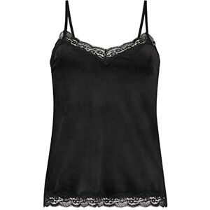 Hunkemöller Camisole Velours Dentelle Noir XL - Publicité Hunkemöller Camisole Velours Dentelle Noir XL - Publicité