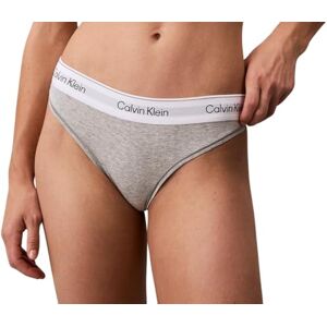 Calvin Klein String Femme Thong avec Stretch, Gris (Grey Heather), M - Publicité Calvin Klein String Femme Thong avec Stretch, Gris (Grey Heather), M - Publicité