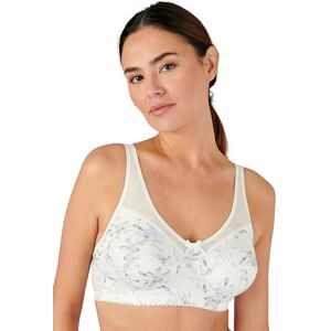Damart Soutien-Gorge Grand Maintien Post Opératoire sans Armatures Femme Bleu Imprimé Taille 110 - Publicité Damart Soutien-Gorge Grand Maintien Post Opératoire sans Armatures Femme Bleu Imprimé Taille 110 - Publicité