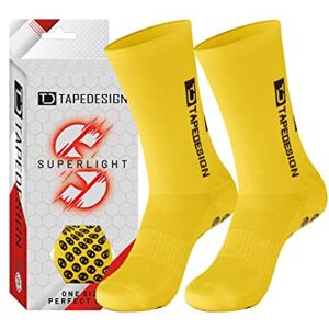 Tapedesign Chaussettes unisexes Superlight, jaune, taille unique - Publicité Tapedesign Chaussettes unisexes Superlight, jaune, taille unique - Publicité