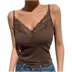 BFSWL Débardeur Femme Camisole avec Soutien-Gorge Intégré Chic et Élégant Dentelle Caraco Été sans Manches Haut Couleur Unie Coutures en Dentelle Bretelles Spaghetti sous-Vêtements Haut - Publicité BFSWL Débardeur Femme Camisole avec Soutien-Gorge Intégré Chic et Élégant Dentelle Caraco Été sans Manches Haut Couleur Unie Coutures en Dentelle Bretelles Spaghetti sous-Vêtements Haut - Publicité