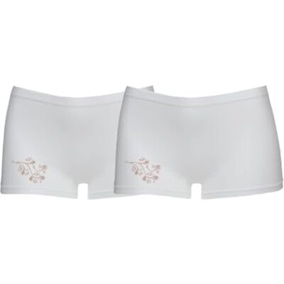 WELL Lot de 2 Shortys Duo Cocoon sans Couture Blanc 44/46 - Publicité WELL Lot de 2 Shortys Duo Cocoon sans Couture Blanc 44/46 - Publicité