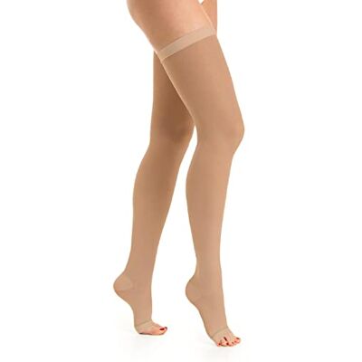 Relaxsan Antiembolism M0370A (1 Paire Chair, M) Bas autofixants anti-thrombose pied ouvert 18-23 mmHg Classe 1 - Publicité Relaxsan Antiembolism M0370A (1 Paire Chair, M) Bas autofixants anti-thrombose pied ouvert 18-23 mmHg Classe 1 - Publicité