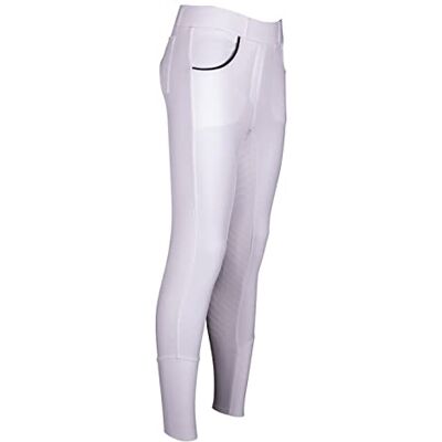 AK Riding Sports AK Cedar d'équitation Collants/Leggings/Culottes Pantalon avec Grip en Silicone AKRS6060 (S, Blanc) - Publicité AK Riding Sports AK Cedar d'équitation Collants/Leggings/Culottes Pantalon avec Grip en Silicone AKRS6060 (S, Blanc) - Publicité