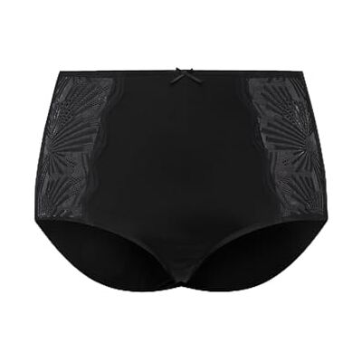 Ulla Popken Culotte Maxi pour Femme Grandes Tailles Dentelle latérale Microfibre , Noir, 54-56 - Publicité Ulla Popken Culotte Maxi pour Femme Grandes Tailles Dentelle latérale Microfibre , Noir, 54-56 - Publicité
