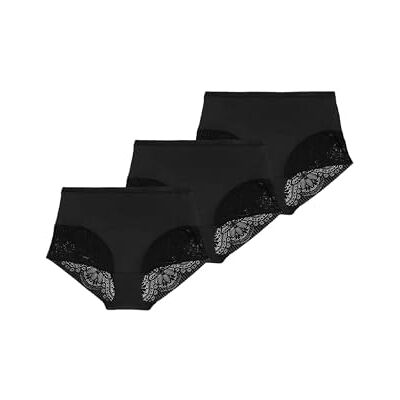 Marks & Spencer Lot de 3 Culottes emboîtantes Body Soft™ Noir UK 28 (EU 56) - Publicité Marks & Spencer Lot de 3 Culottes emboîtantes Body Soft™ Noir UK 28 (EU 56) - Publicité