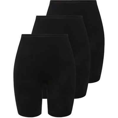 Ulla Popken Femme Grandes Tailles Panty Sculptant en Microfibre, Lot de 3 Noir 54+ 10-54+ - Publicité Ulla Popken Femme Grandes Tailles Panty Sculptant en Microfibre, Lot de 3 Noir 54+ 10-54+ - Publicité