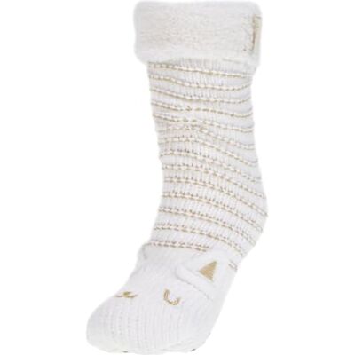 Isotoner Chaussettes fourrées Femme Chat Ivoire 35/38 Chaussettes d'intérieur fourrées, antidérapantes chaudes et confortables- Lavable machine 30°C - Publicité Isotoner Chaussettes fourrées Femme Chat Ivoire 35/38 Chaussettes d'intérieur fourrées, antidérapantes chaudes et confortables- Lavable machine 30°C - Publicité