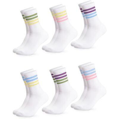 Occulto Chaussettes Sport Femme 80% coton lot de 6 (modèle: ) - Publicité Occulto Chaussettes Sport Femme 80% coton lot de 6 (modèle: ) - Publicité