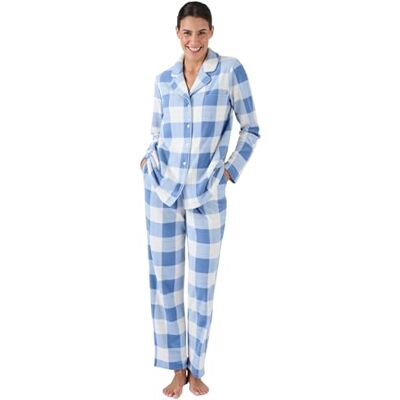 Damart – Pyjama Maille Polaire Thermique Thermolactyl Femme Bleu Imprimé Taille 46-48 (L) - Publicité Damart – Pyjama Maille Polaire Thermique Thermolactyl Femme Bleu Imprimé Taille 46-48 (L) - Publicité