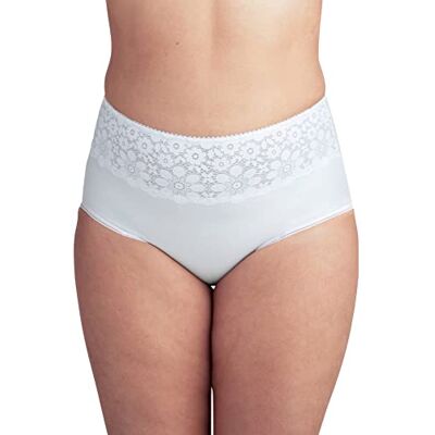 Miss Mary of Sweden Culotte Gaine Cotton Bloom 54 Blanc - Publicité Miss Mary of Sweden Culotte Gaine Cotton Bloom 54 Blanc - Publicité