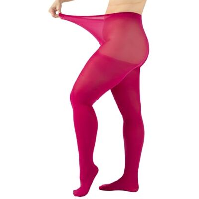 CALZITALY Collants Grandes Tailles Opaques, Collant Extra Large, 60 DEN, L, XL, 2XL, 3XL, 4XL, Made in Italy (3XL, Cerice Pink) - Publicité CALZITALY Collants Grandes Tailles Opaques, Collant Extra Large, 60 DEN, L, XL, 2XL, 3XL, 4XL, Made in Italy (3XL, Cerice Pink) - Publicité