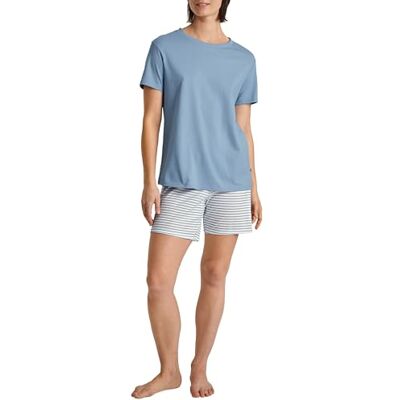 Calida Cotton Stripes Ensemble de Pijama, Opaque, Endless Sky, 38-40 Femme - Publicité Calida Cotton Stripes Ensemble de Pijama, Opaque, Endless Sky, 38-40 Femme - Publicité