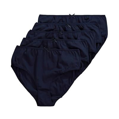 Ulla Popken Slips, 5Er-Pack, Nachtblau, 48 Femme - Publicité Ulla Popken Slips, 5Er-Pack, Nachtblau, 48 Femme - Publicité