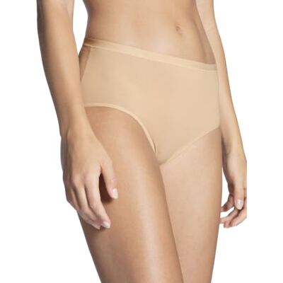 Calida Natural Comfort slip dames, taille haute, brillance naturelle et toucher lisse - Publicité Calida Natural Comfort slip dames, taille haute, brillance naturelle et toucher lisse - Publicité