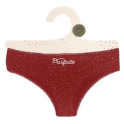 STC Culotte à Paillettes et Message Parfaite Taille XS-S / 34-36 - Publicité STC Culotte à Paillettes et Message Parfaite Taille XS-S / 34-36 - Publicité