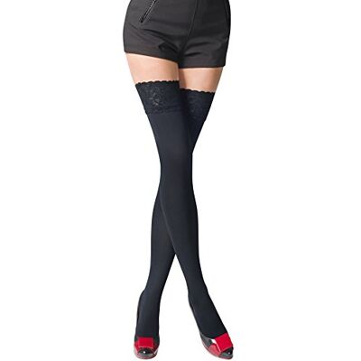 Romartex Bas de contention opaques en microfibre 80 deniers 9 couleurs Tailles S-XL - Publicité Romartex Bas de contention opaques en microfibre 80 deniers 9 couleurs Tailles S-XL - Publicité