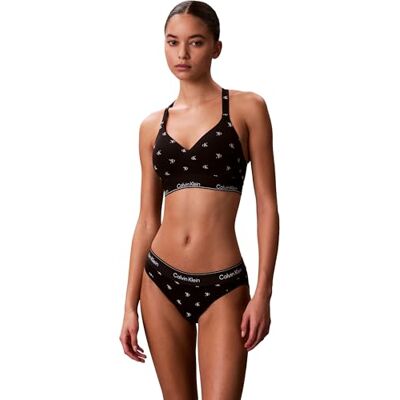 Calvin Klein Bralette Lift Bralette LV00QF8500 pour Femme, Noir (Logo Diamant Noir), 3XL - Publicité Calvin Klein Bralette Lift Bralette LV00QF8500 pour Femme, Noir (Logo Diamant Noir), 3XL - Publicité