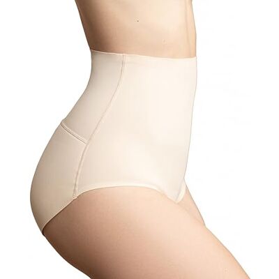 Bye Bra Culotte Rembourrée sans Couture, Taille Haute, Contrôle du Ventre, Mise en Forme du Corps, Cuisse Plus Mince, Beige, S M L (M, m) - Publicité Bye Bra Culotte Rembourrée sans Couture, Taille Haute, Contrôle du Ventre, Mise en Forme du Corps, Cuisse Plus Mince, Beige, S M L (M, m) - Publicité