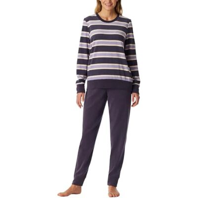 Schiesser Damen Schlafanzug Lang Frottee Warm Kuschelig Wohlfühlen-Nightwear Ensemble de Pijama Femme - Publicité Schiesser Damen Schlafanzug Lang Frottee Warm Kuschelig Wohlfühlen-Nightwear Ensemble de Pijama Femme - Publicité
