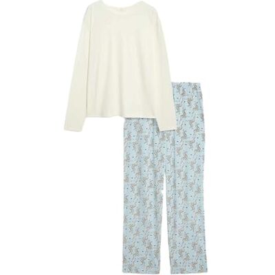 Marks & Spencer Ensemble Pyjama Pur Coton avec imprimé S - Publicité Marks & Spencer Ensemble Pyjama Pur Coton avec imprimé S - Publicité