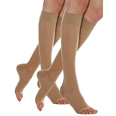 Relaxsan Basic 850A mi-bas de maintien 140 Den pied ouvert compression graduée moyenne - Publicité Relaxsan Basic 850A mi-bas de maintien 140 Den pied ouvert compression graduée moyenne - Publicité