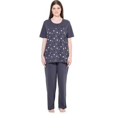 Ulla Popken Pyjama, Flower Rain Ensemble Pyjama Femme - Publicité Ulla Popken Pyjama, Flower Rain Ensemble Pyjama Femme - Publicité