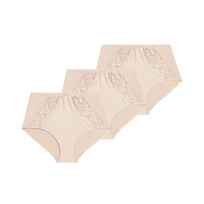 Marks & Spencer Culottes Maxi Dentelle Amelia Femme Lot de 3, avec Stretch - Publicité Marks & Spencer Culottes Maxi Dentelle Amelia Femme Lot de 3, avec Stretch - Publicité