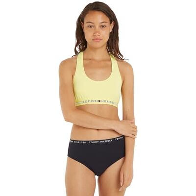Tommy Hilfiger Brassière Femme Unlined Stretch, Jaune (Yellow Tulip), S - Publicité Tommy Hilfiger Brassière Femme Unlined Stretch, Jaune (Yellow Tulip), S - Publicité