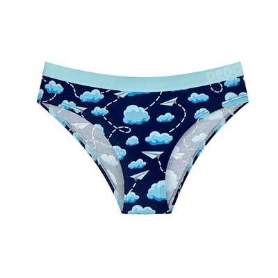 Dedoles Culotte Femme & Filles sous-vêtement Coton Beaucoup Designs Amusants Fleurs Licorne Teckel Ballons Pomme, Couleur: Bleu, Motif: Avions en Papier et Nuages (Modal), Taille: 2XL - Publicité Dedoles Culotte Femme & Filles sous-vêtement Coton Beaucoup Designs Amusants Fleurs Licorne Teckel Ballons Pomme, Couleur: Bleu, Motif: Avions en Papier et Nuages (Modal), Taille: 2XL - Publicité