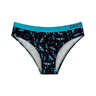 Dedoles Culotte Femme & Filles sous-vêtement Coton Beaucoup Designs Amusants Fleurs Licorne Teckel Ballons Pomme, Couleur: Noir, Motif: Libellules Durant la Nuit (Modal), Taille: XL - Publicité Dedoles Culotte Femme & Filles sous-vêtement Coton Beaucoup Designs Amusants Fleurs Licorne Teckel Ballons Pomme, Couleur: Noir, Motif: Libellules Durant la Nuit (Modal), Taille: XL - Publicité