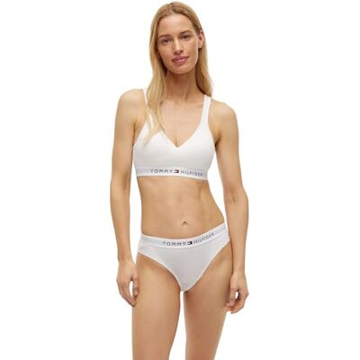 Tommy Hilfiger Brassière Femme Bralette Lift Stretch, Blanc (White), XS - Publicité Tommy Hilfiger Brassière Femme Bralette Lift Stretch, Blanc (White), XS - Publicité