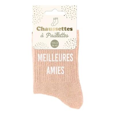 STC Chaussettes paillettes meilleures amies - Publicité STC Chaussettes paillettes meilleures amies - Publicité