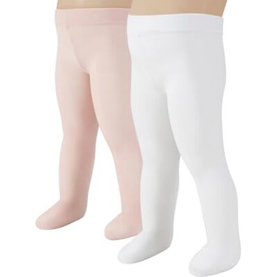 CALZITALY PACK 2 PAIRES Collants Bébé en Microfibre, Collant Enfant, Blanc, Rose, Bleu, Crème, De 3 à 24 Mois, 40 DEN, Made in Italy (FR/ES, Âge, 3 mois, 1 PAIRE BLANC + A PAIRE ROSE) - Publicité CALZITALY PACK 2 PAIRES Collants Bébé en Microfibre, Collant Enfant, Blanc, Rose, Bleu, Crème, De 3 à 24 Mois, 40 DEN, Made in Italy (FR/ES, Âge, 3 mois, 1 PAIRE BLANC + A PAIRE ROSE) - Publicité