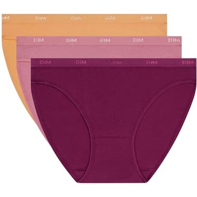 DIM. Culottes Femme x3 Les Pockets Ecodim Coton & Élasthanne Ceinture Confort Multicolores Invisibles sous Les Vêtements - Publicité DIM. Culottes Femme x3 Les Pockets Ecodim Coton & Élasthanne Ceinture Confort Multicolores Invisibles sous Les Vêtements - Publicité