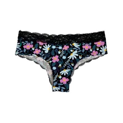 Dedoles Culotte Femme & Filles sous-vêtement Coton Beaucoup Designs Amusants Fleurs Licorne Teckel Ballons Pomme, Couleur: Violet, Motif: Fleurs Violettes (Dentelle), Taille: M - Publicité Dedoles Culotte Femme & Filles sous-vêtement Coton Beaucoup Designs Amusants Fleurs Licorne Teckel Ballons Pomme, Couleur: Violet, Motif: Fleurs Violettes (Dentelle), Taille: M - Publicité