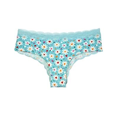 Dedoles Culotte Femme & Filles sous-vêtement Coton Beaucoup Designs Amusants Fleurs Licorne Teckel Ballons Pomme, Couleur: Turquoise, Motif: Petits Coeurs et Marguerites (Dentelle), Taille: L - Publicité Dedoles Culotte Femme & Filles sous-vêtement Coton Beaucoup Designs Amusants Fleurs Licorne Teckel Ballons Pomme, Couleur: Turquoise, Motif: Petits Coeurs et Marguerites (Dentelle), Taille: L - Publicité