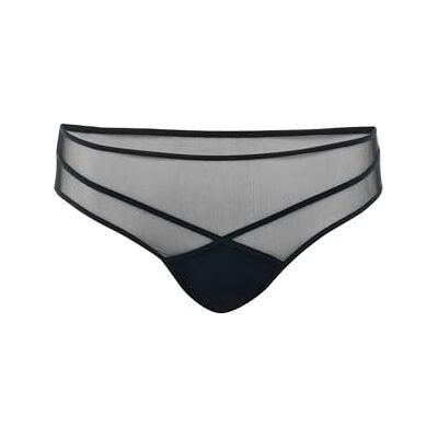 Athena Culotte Femme Tulle-Microfibre Ultra Douce, Respirante, Légère et Extensible-Style Graphique et Transparence-OEKO-TEX Slips, Noir - Publicité Athena Culotte Femme Tulle-Microfibre Ultra Douce, Respirante, Légère et Extensible-Style Graphique et Transparence-OEKO-TEX Slips, Noir - Publicité