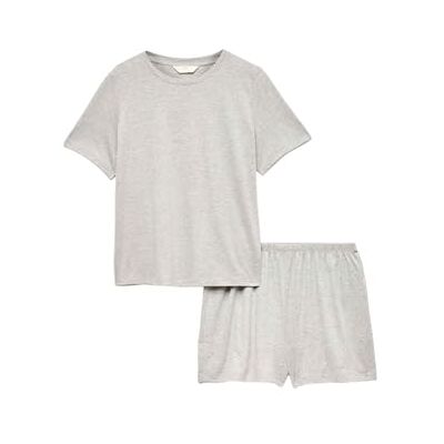 Marks & Spencer Ensemble Shorty en Coton avec imprimé Mélange De Gris L - Publicité Marks & Spencer Ensemble Shorty en Coton avec imprimé Mélange De Gris L - Publicité
