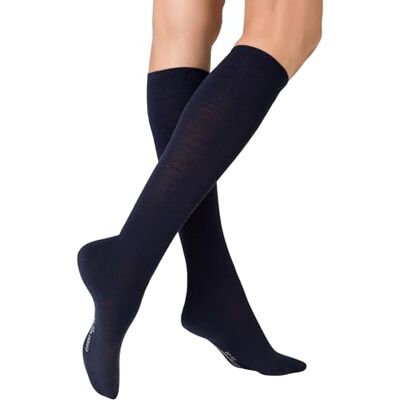 KUNERT femme Mi-bas Soft Wool Cotton doux Bleu Marine 0360 37/40 - Publicité KUNERT femme Mi-bas Soft Wool Cotton doux Bleu Marine 0360 37/40 - Publicité