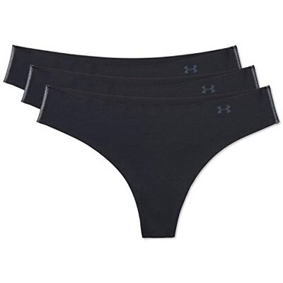 Under Armour Femme PS Thong 3Pack, string sport femme, sous-vêtements femme - Publicité Under Armour Femme PS Thong 3Pack, string sport femme, sous-vêtements femme - Publicité